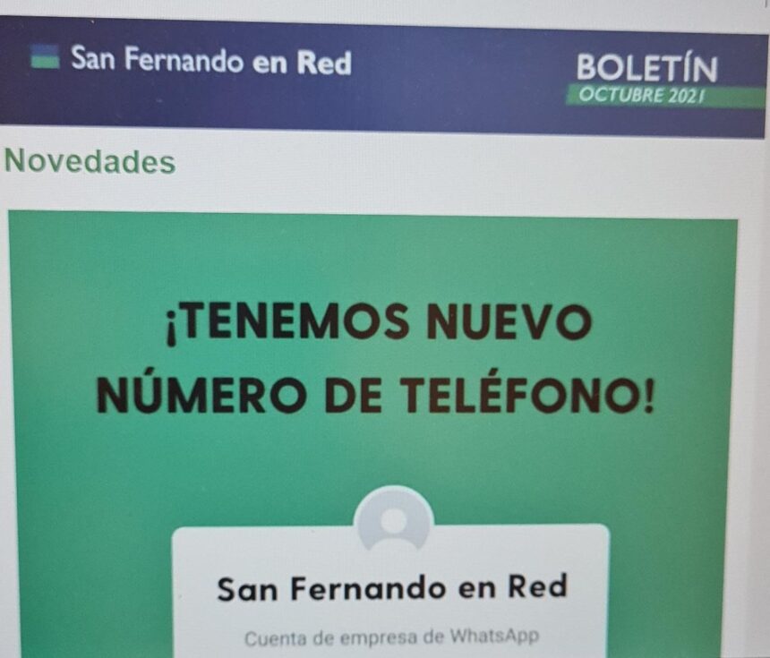 San Fernando en Red – Boletín Octubre 2021